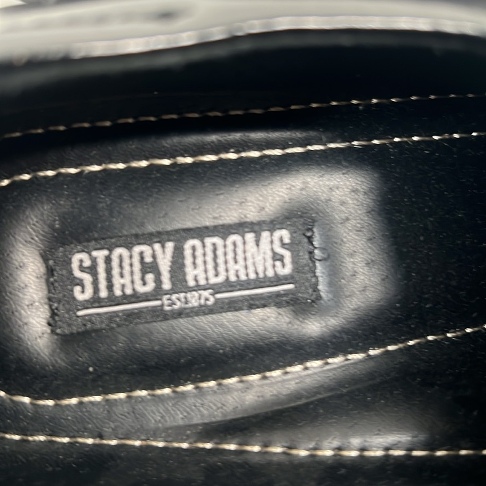 Stacy Adams Men’s Dress Shoes - Black Leather - Size 9.5 - Picture 8 of 9